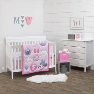 Minnie Mouse: Pretty in Pink 3Pc. Nursery Set